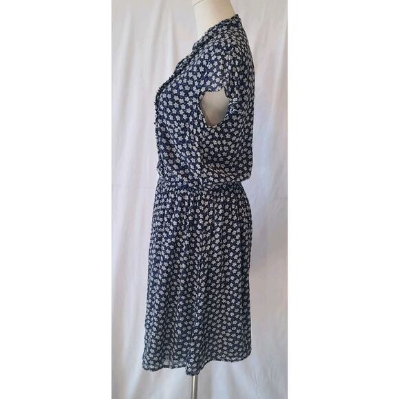 Denim & Supply Ralph Lauren Blue White Floral Dress Medium - Picture 3 of 5